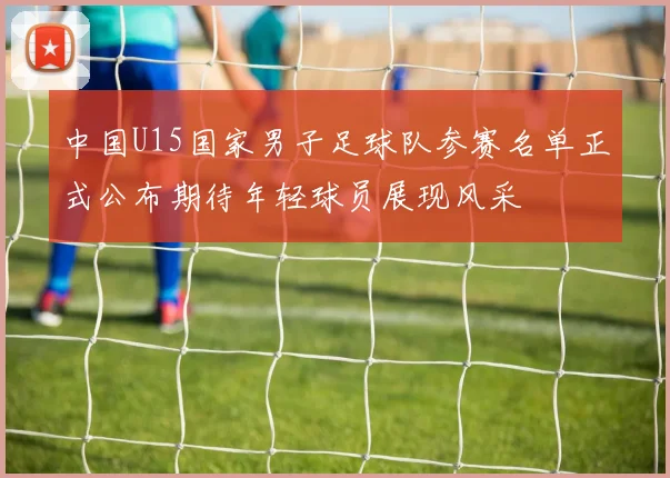 中国U15国家男子足球队参赛名单正式公布期待年轻球员展现风采